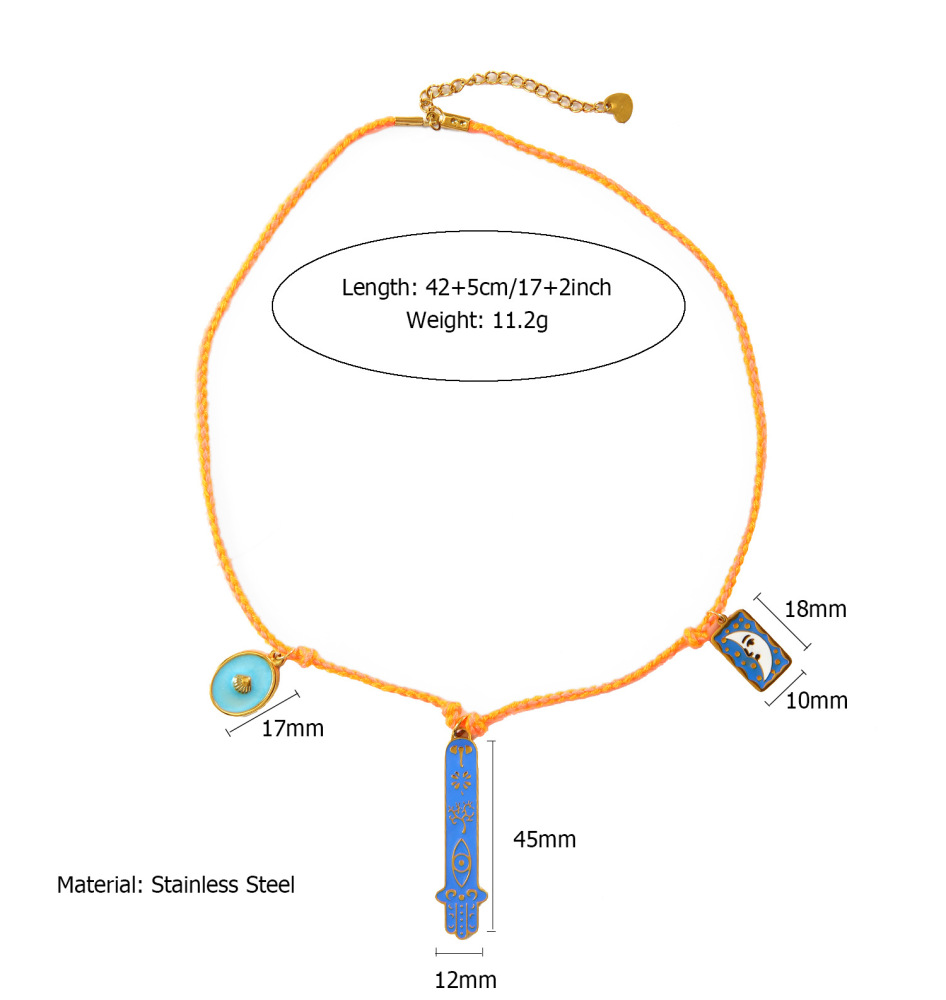 Hypoallergenic 18k Western Cowboy with Interesting Charm Necklace