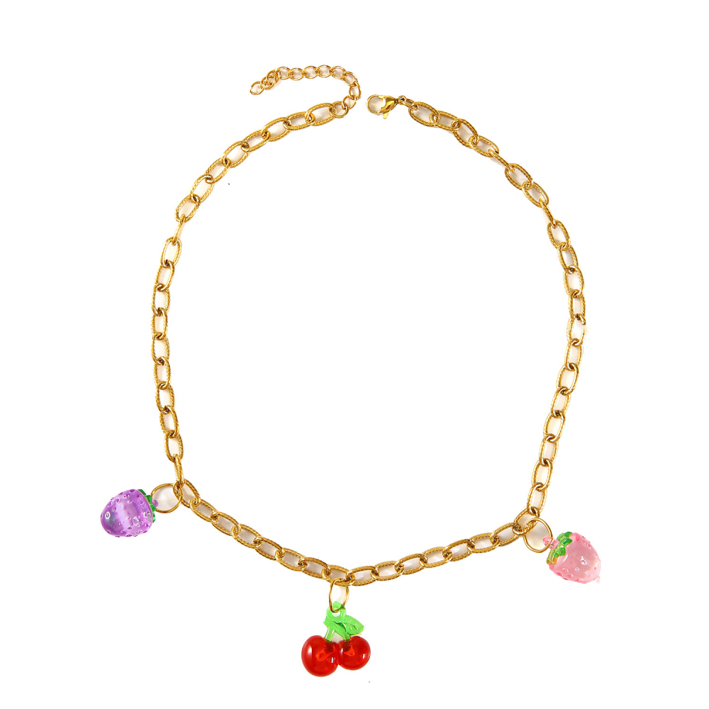 Hypoallergenic 18k Western Cowboy with Interesting Charm Necklace