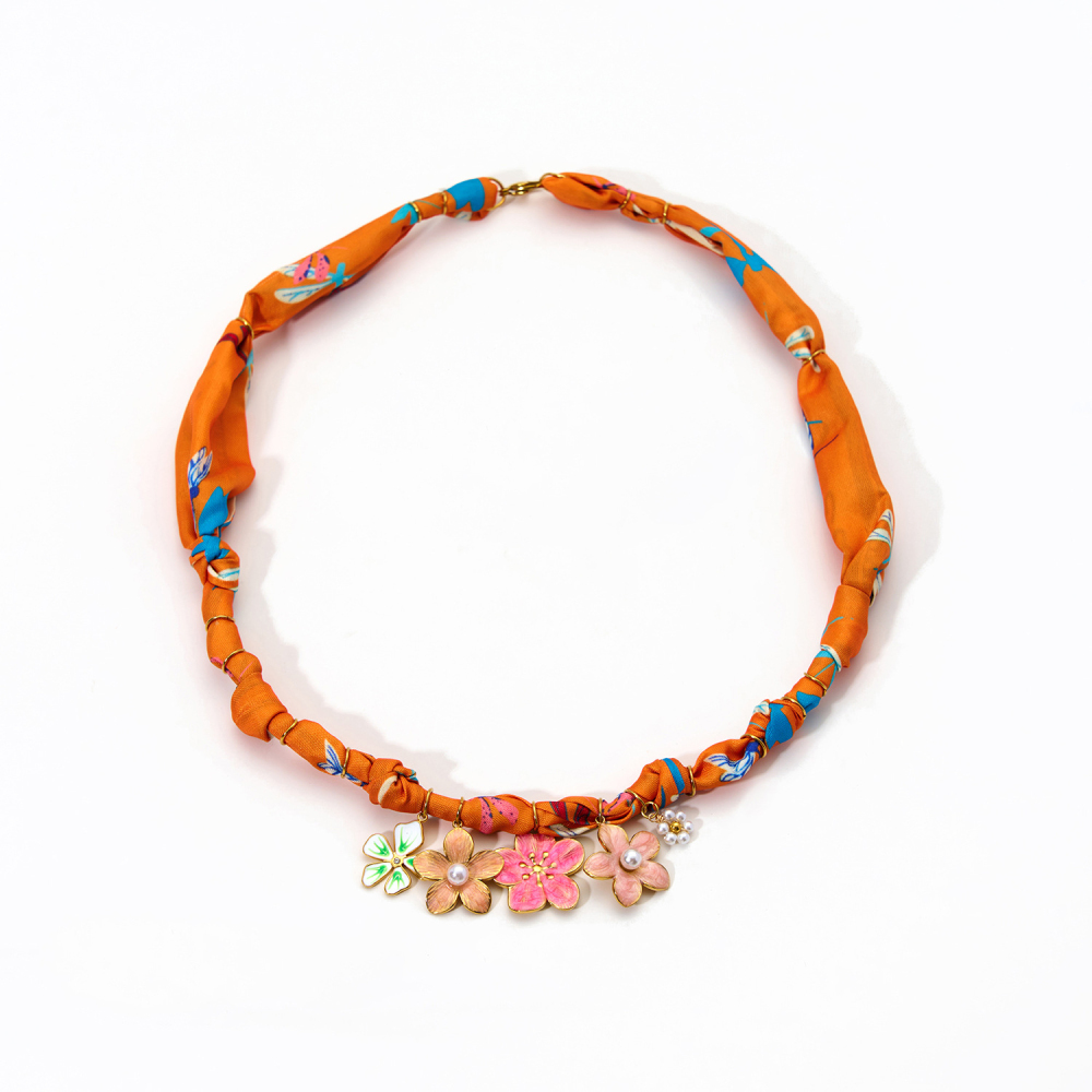 Hypoallergenic 18k Western Cowboy with Interesting Charm Necklace