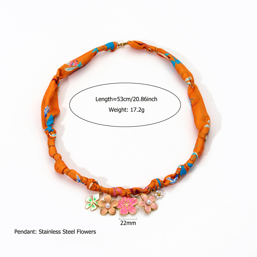 Hypoallergenic 18k Western Cowboy with Interesting Charm Necklace