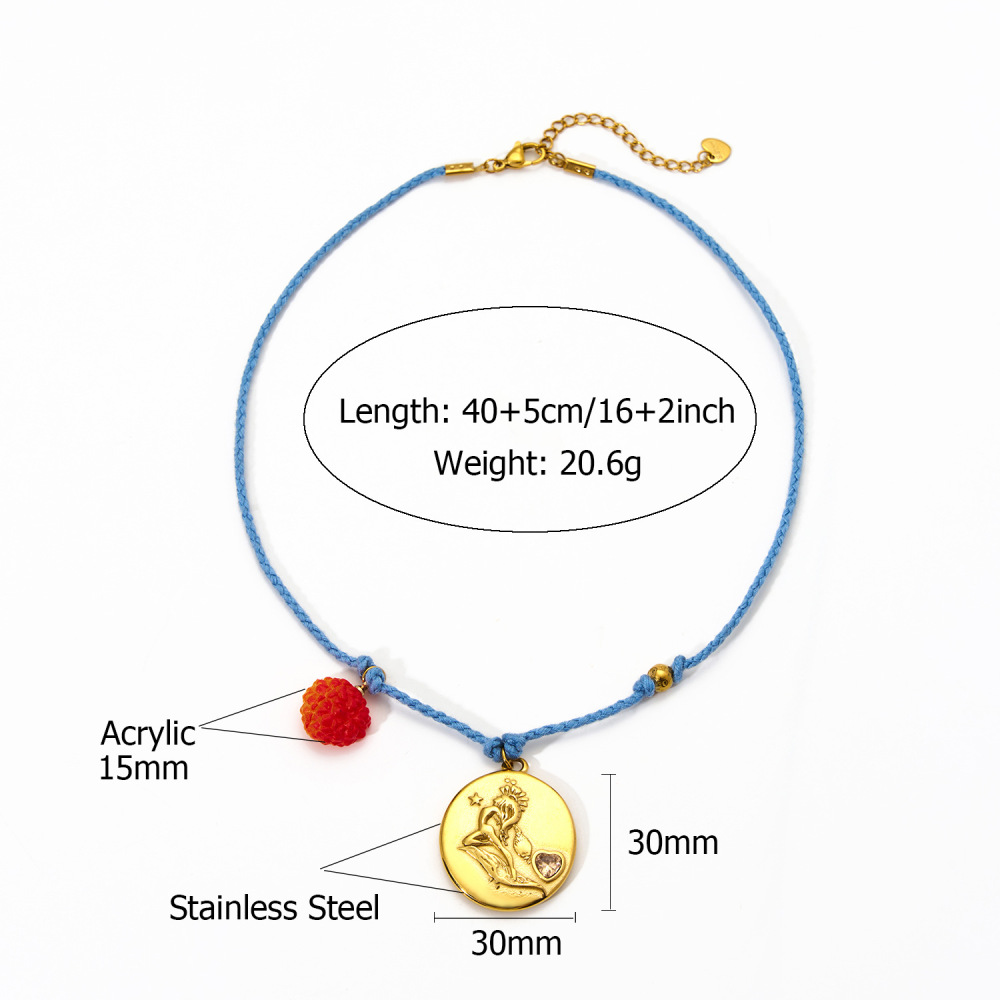 Hypoallergenic 18k Western Cowboy with Interesting Charm Necklace