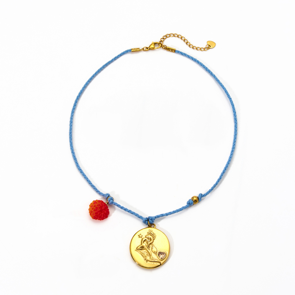 Hypoallergenic 18k Western Cowboy with Interesting Charm Necklace