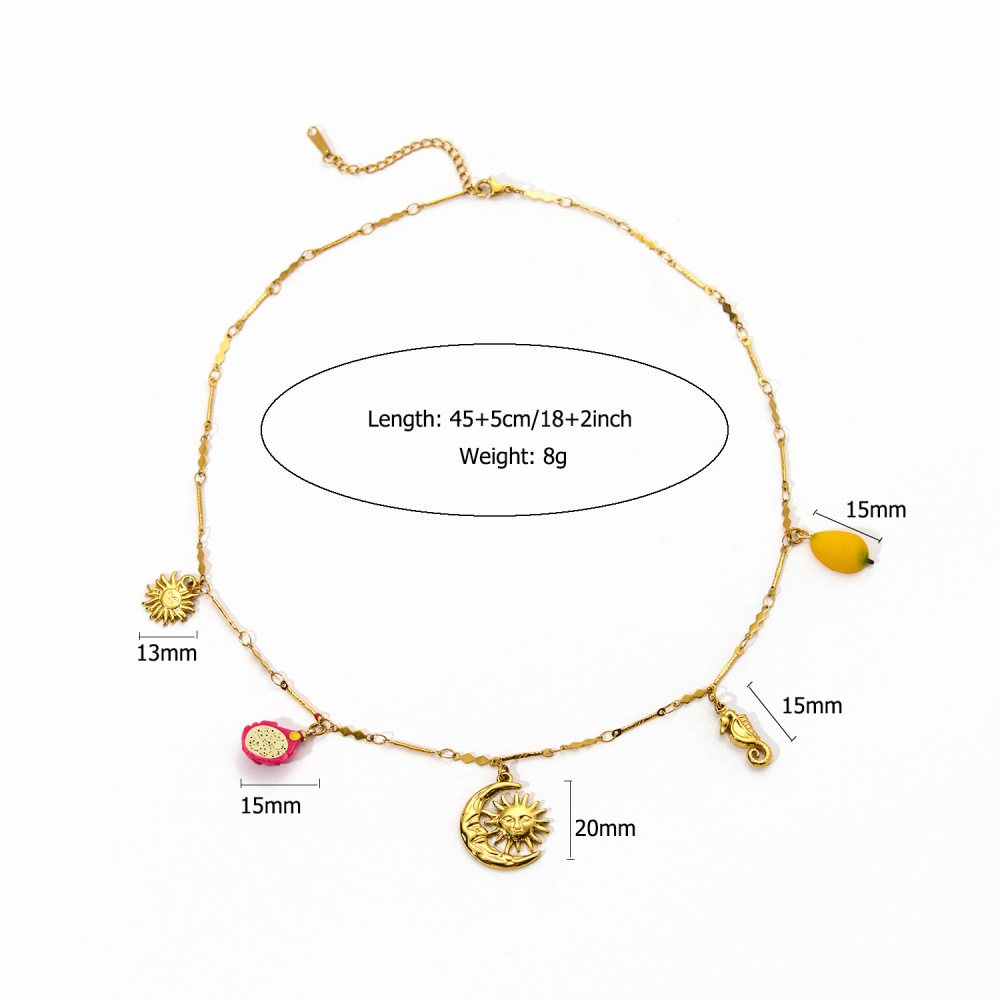 Hypoallergenic 18k Western Cowboy with Interesting Charm Necklace