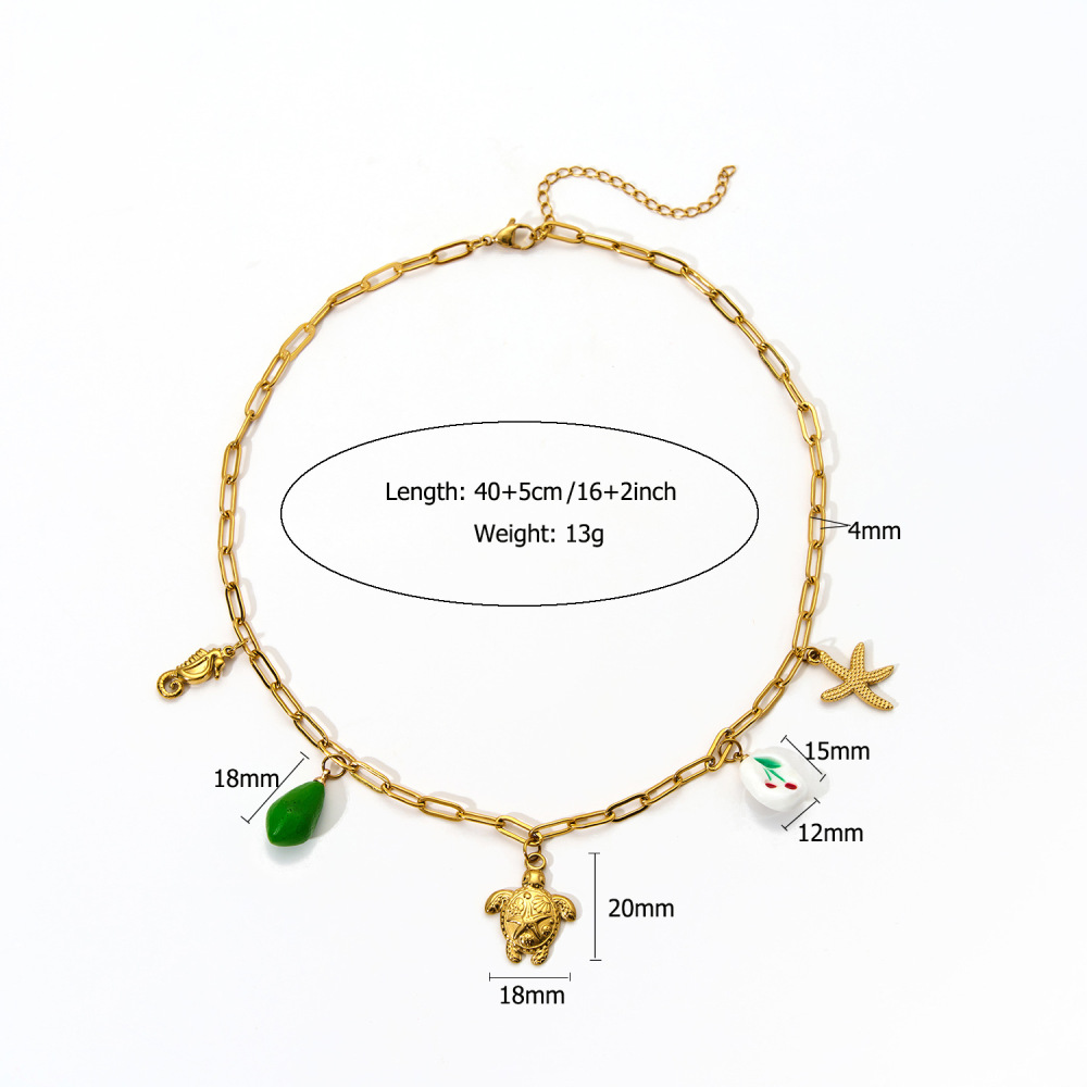 Hypoallergenic 18k Western Cowboy with Interesting Charm Necklace