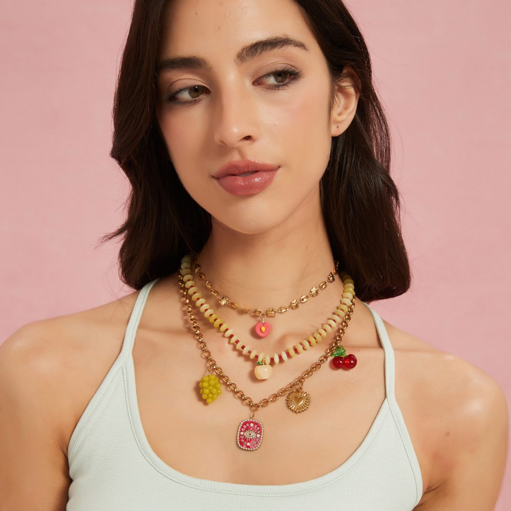 Hypoallergenic 18k Western Cowboy with Interesting Charm Necklace