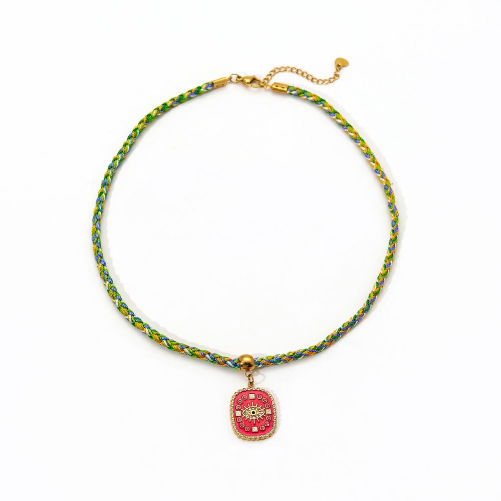 Hypoallergenic 18k Western Cowboy with Interesting Charm Necklace