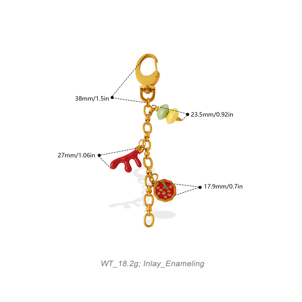 DIY Charm Chain Base with Lobster Clasp in PVD Stainless Steel 18K Gold