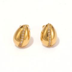 Gold earrings