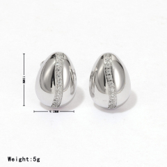 Silver earrings