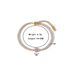 Bracelet-Gold pink