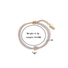 Bracelet-Gold white