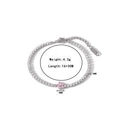 Bracelet-Silver pink