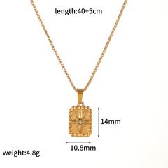 Rectangular Cross Pendant