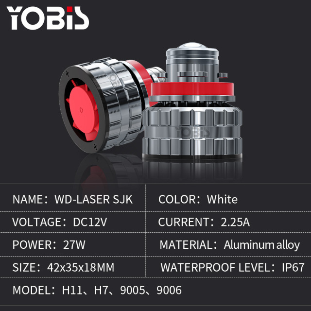 YOBIS LED CARLIGHT,YOBIS WD-LASER-02 | 27W 3600LM LED Headlight Bulb Laser Fog Light Bulb