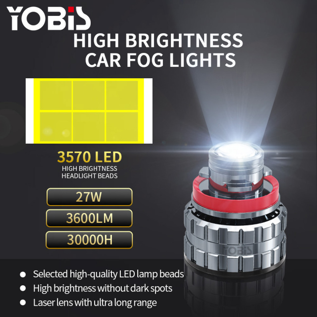 YOBIS LED CARLIGHT,YOBIS WD-LASER-02 | 27W 3600LM LED Headlight Bulb Laser Fog Light Bulb