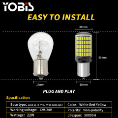 YOBIS LED CARLIGHT,LED Tail Brake Light Bulb 22W 3600LM | YOBIS ZXSC-4014-150