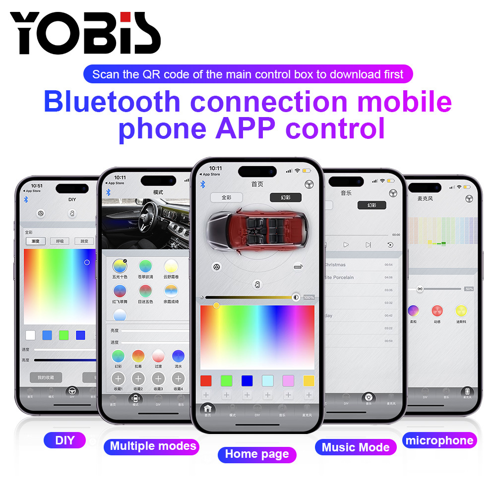 YOBIS LED CARLIGHT,YOBIS Symphony Ambient Lights FWD-01