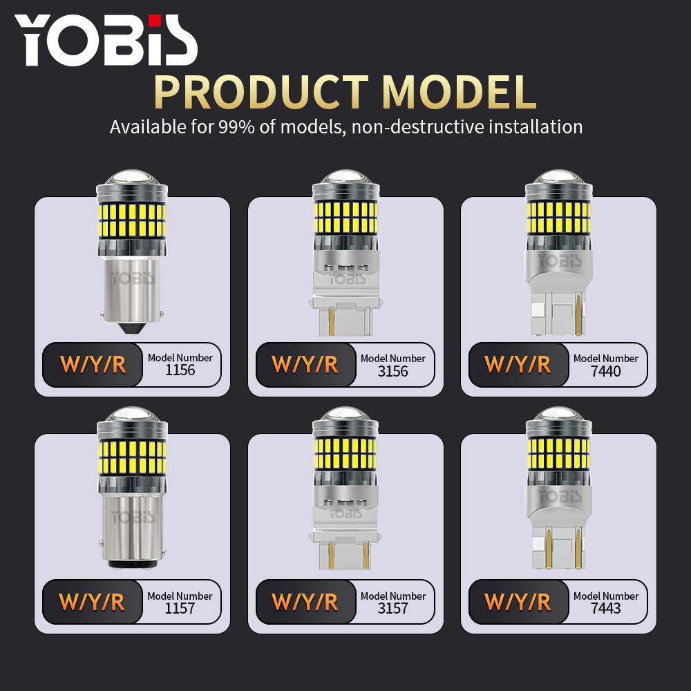 YOBIS LED CARLIGHT,LED Tail Brake Light Bulb 6W 800LM | YOBIS ZXSC-4014-54