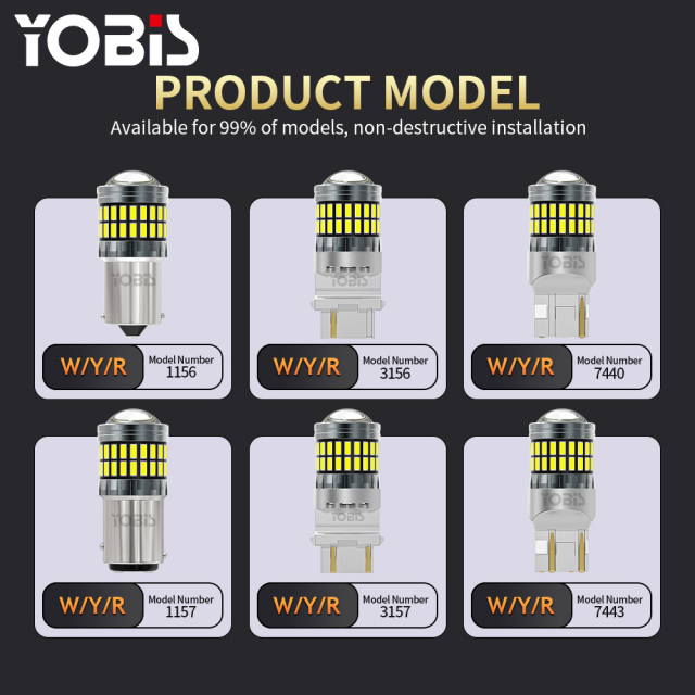 YOBIS LED CARLIGHT,LED Tail Brake Light Bulb 6W 800LM | YOBIS ZXSC-4014-54