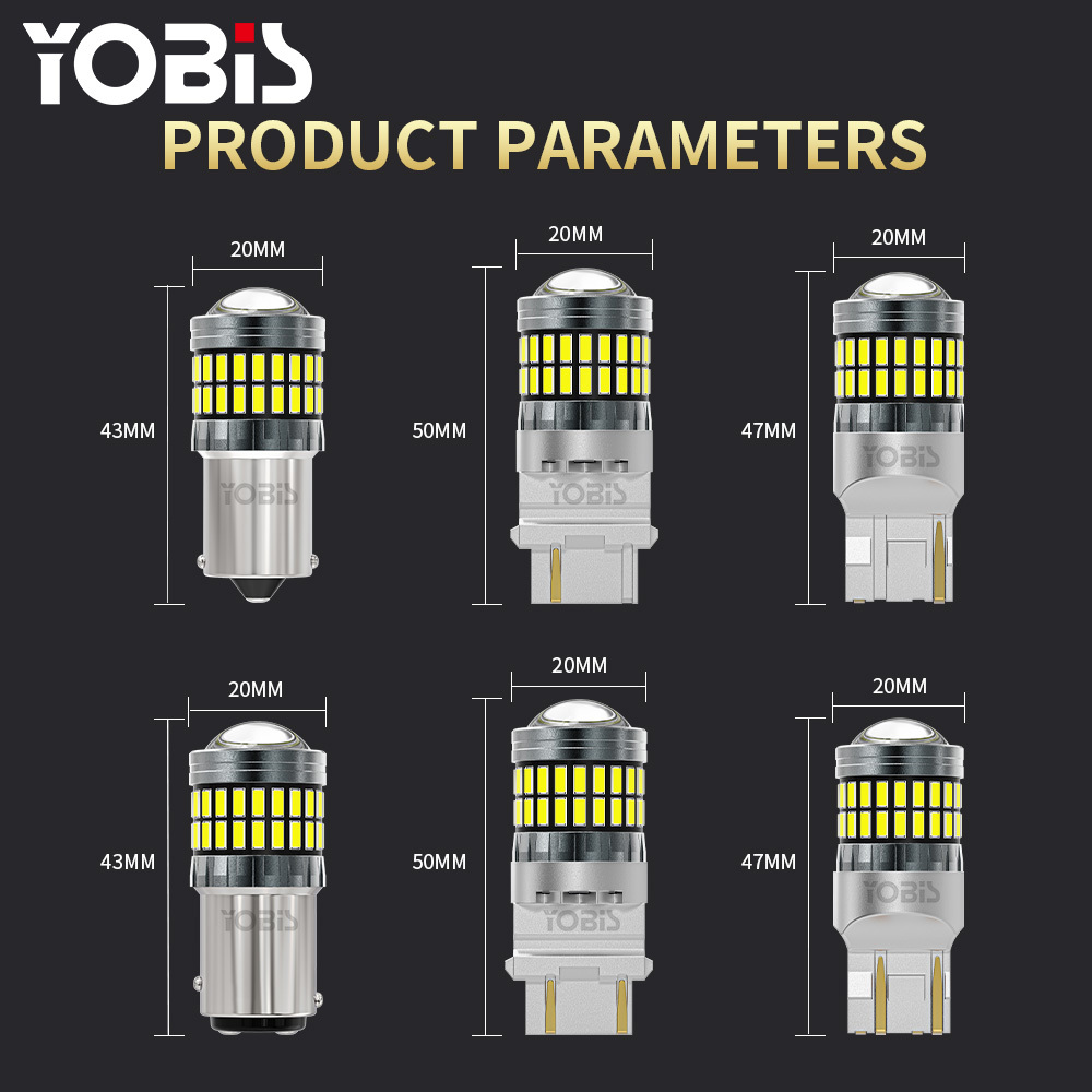 YOBIS LED CARLIGHT,LED Tail Brake Light Bulb 6W 800LM | YOBIS ZXSC-4014-54