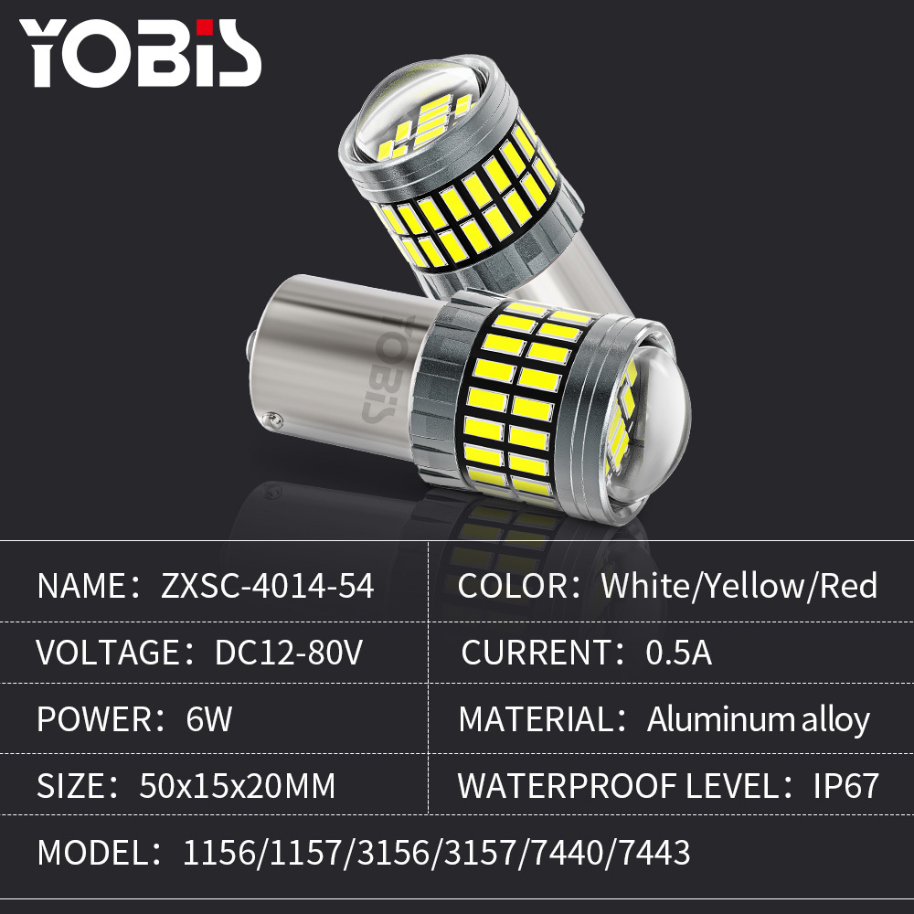 YOBIS LED CARLIGHT,LED Tail Brake Light Bulb 6W 800LM | YOBIS ZXSC-4014-54