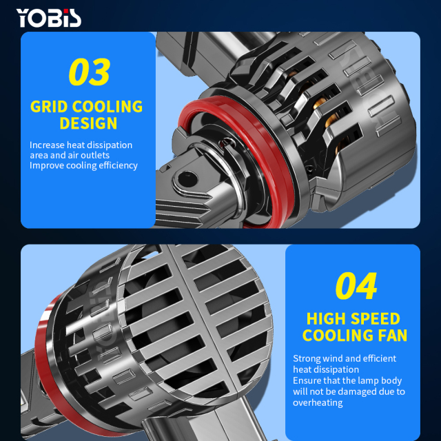 YOBIS LED CARLIGHT,YOBIS DD-A60 | 55W 6000LM LED Headlight Bulb