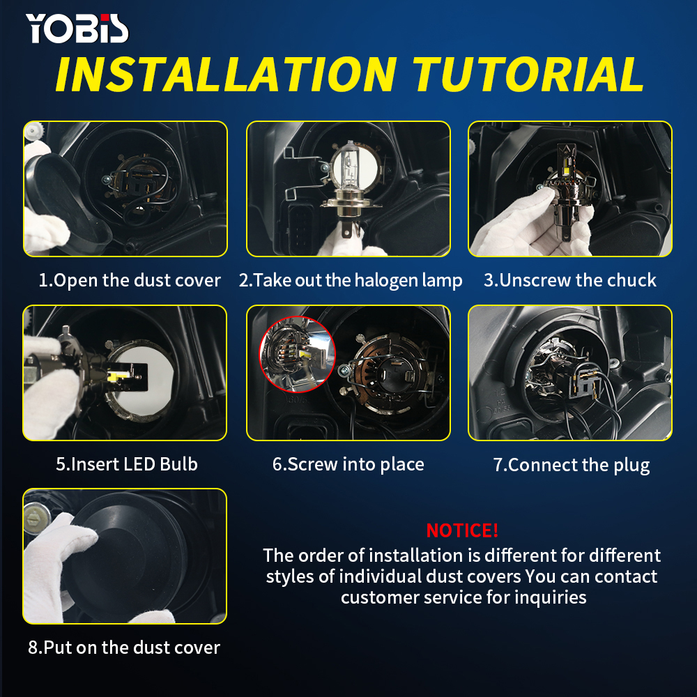 YOBIS LED CARLIGHT,YOBIS DD-A60 | 55W 6000LM LED Headlight Bulb