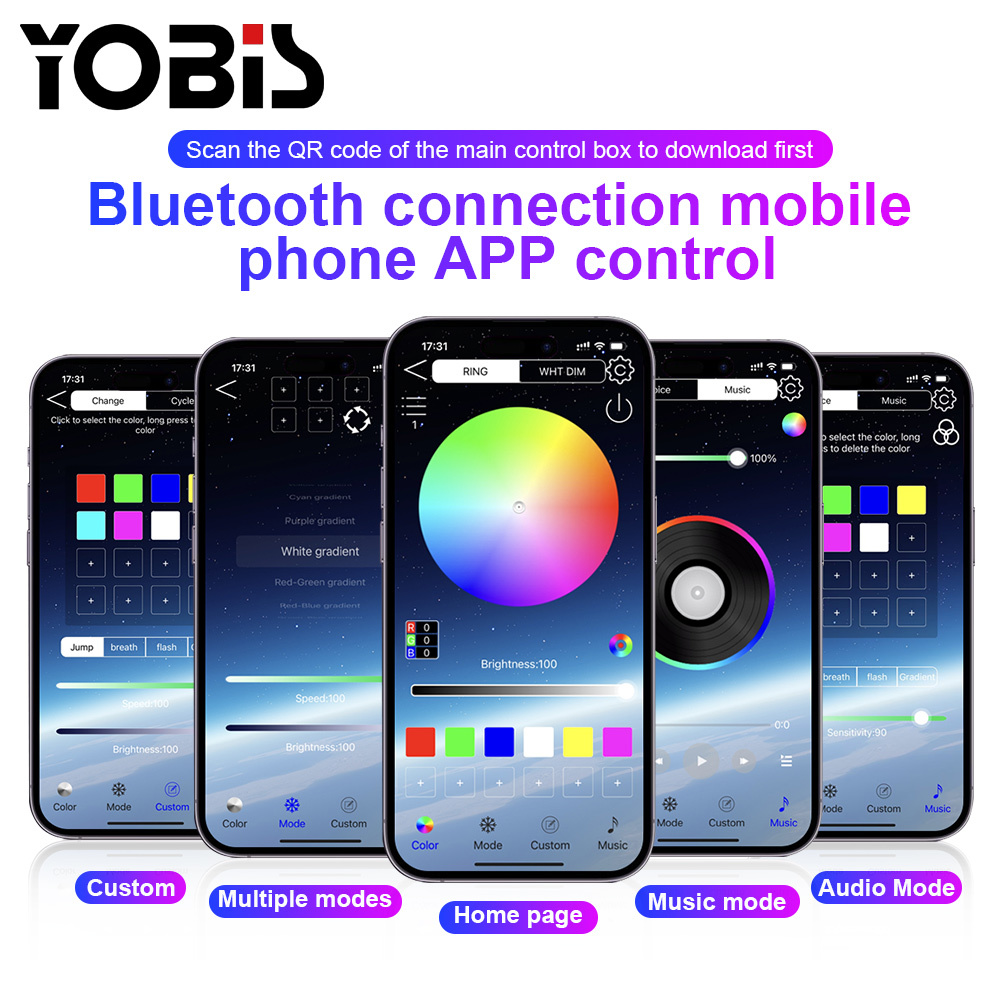YOBIS LED CARLIGHT,YOBIS Wholesale Premium Car Interior LED Ambient Lighting Kits | Customizable & Multi-Zone Control