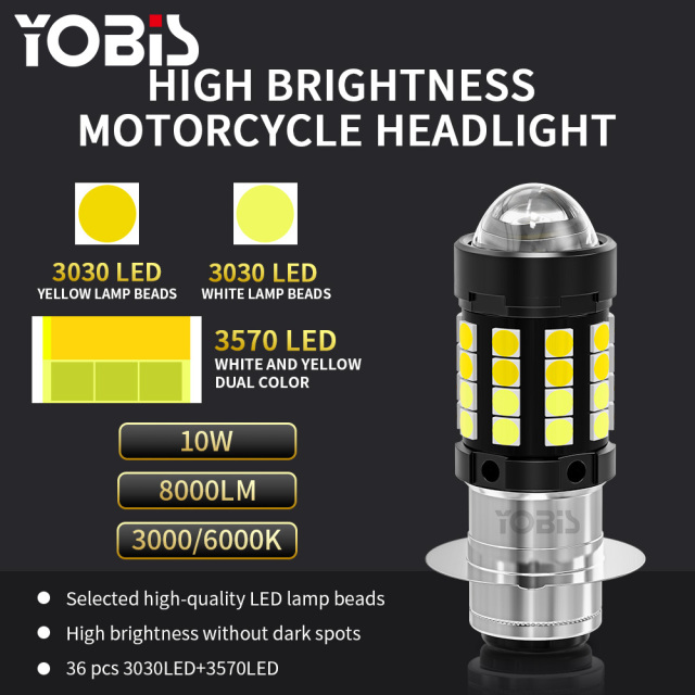 YOBIS LED CARLIGHT,Motorcycle Led Headlight Bulb 10W 8000LM | ​YOBIS MTC-3030-36-3570-1