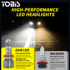 YOBIS LED CARLIGHT,Mini Len LED A80 H4 Bulb H7 LED Headlight Low Beam Projector 9005 HB3 9006 HB4 80W Automobiles Bulb 30000LM Conversion Kit