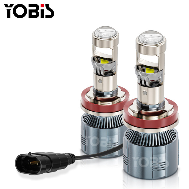YOBIS LED CARLIGHT,Mini Len LED A80 H4 Bulb H7 LED Headlight Low Beam Projector 9005 HB3 9006 HB4 80W Automobiles Bulb 30000LM Conversion Kit