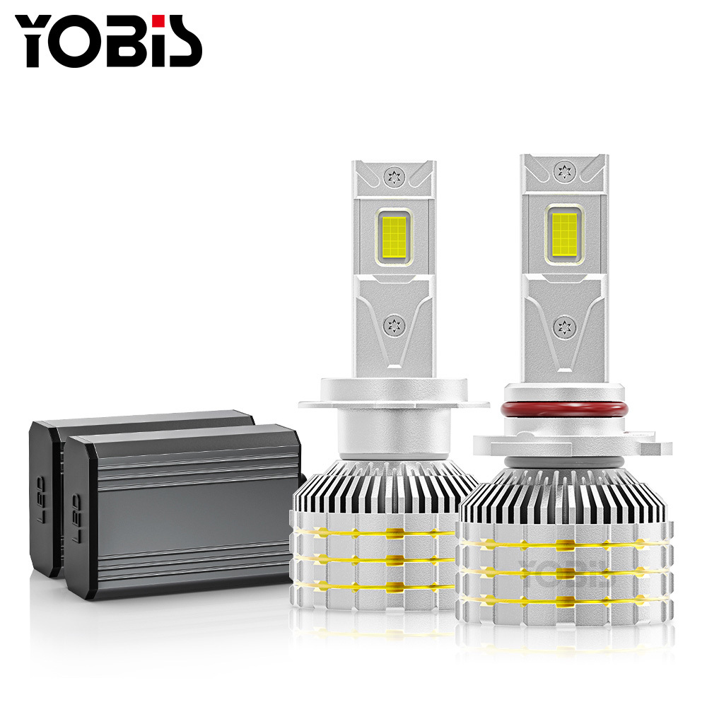 YOBIS LED CARLIGHT,LED Car M10 Light Bulb 13600Lm LED Car Light 160W 36V Aluminum Front Headlight Bulb Compatible H3 H4 H7 H11 9005 9006