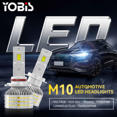 YOBIS LED CARLIGHT,LED Car M10 Light Bulb 13600Lm LED Car Light 160W 36V Aluminum Front Headlight Bulb Compatible H3 H4 H7 H11 9005 9006