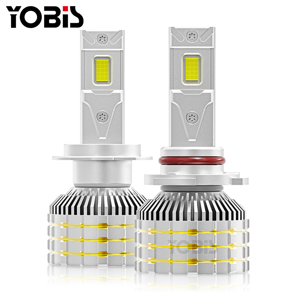 YOBIS LED CARLIGHT,LED Car M10 Light Bulb 13600Lm LED Car Light 160W 36V Aluminum Front Headlight Bulb Compatible H3 H4 H7 H11 9005 9006