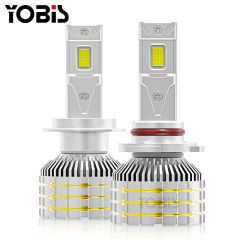 YOBIS LED CARLIGHT,LED Car M10 Light Bulb 13600Lm LED Car Light 160W 36V Aluminum Front Headlight Bulb Compatible H3 H4 H7 H11 9005 9006