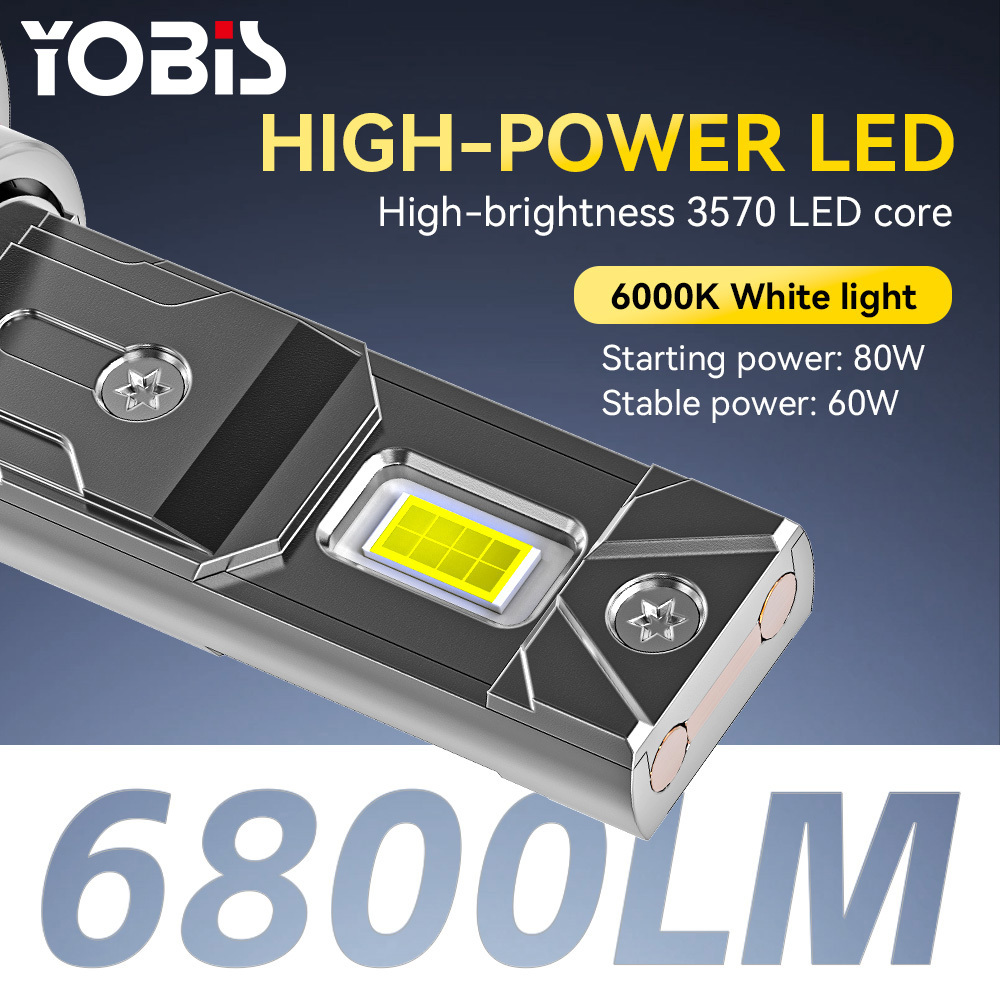 YOBIS LED CARLIGHT,YOBIS OEM LED Headlight 160w 14000lm Two Copper Canbus H4 H7 H11 H1 Car Led Light High Low Beam 9005 9006 Led Headlight Bulb