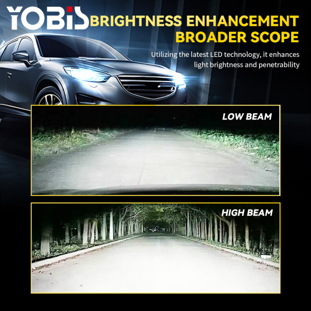 YOBIS LED CARLIGHT,YOBIS OEM LED Headlight 160w 14000lm Two Copper Canbus H4 H7 H11 H1 Car Led Light High Low Beam 9005 9006 Led Headlight Bulb