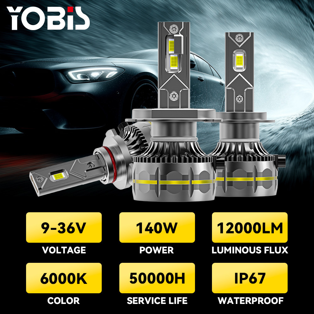 YOBIS LED CARLIGHT,YOBIS DD-M9Pro-4 | 140W 1200LM LED Headlight Bulb