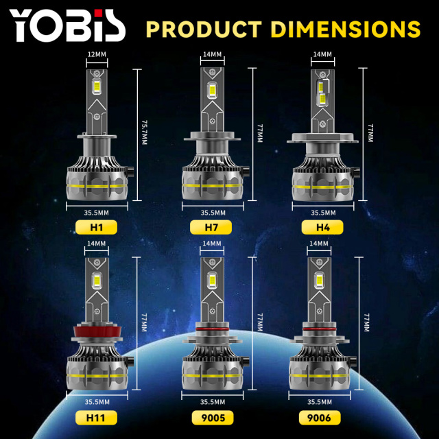 YOBIS LED CARLIGHT,YOBIS DD-M9Pro-4 | 140W 1200LM LED Headlight Bulb