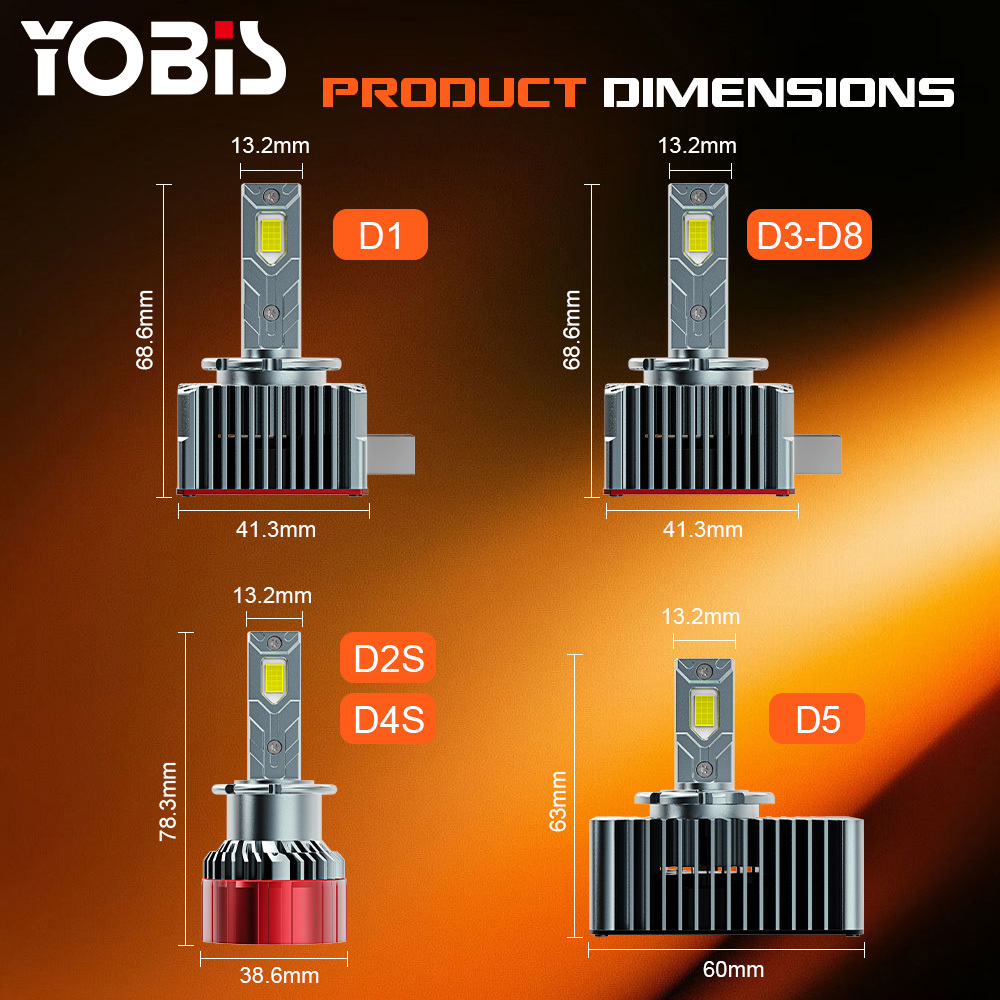 YOBIS LED CARLIGHT,YOBIS DD-DXL-02 | 40W 4000LM LED Headlight Bulb