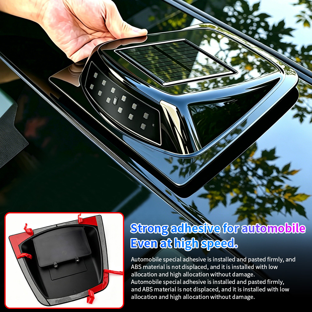 YOBIS LED CARLIGHT,YOBIS Demon's Eye Solar Powered LED Car Roof LiDAR Decorative Cover light