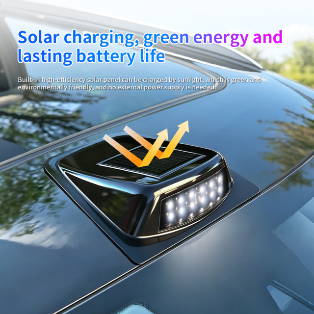 YOBIS LED CARLIGHT,YOBIS Demon's Eye Solar Powered LED Car Roof LiDAR Decorative Cover light
