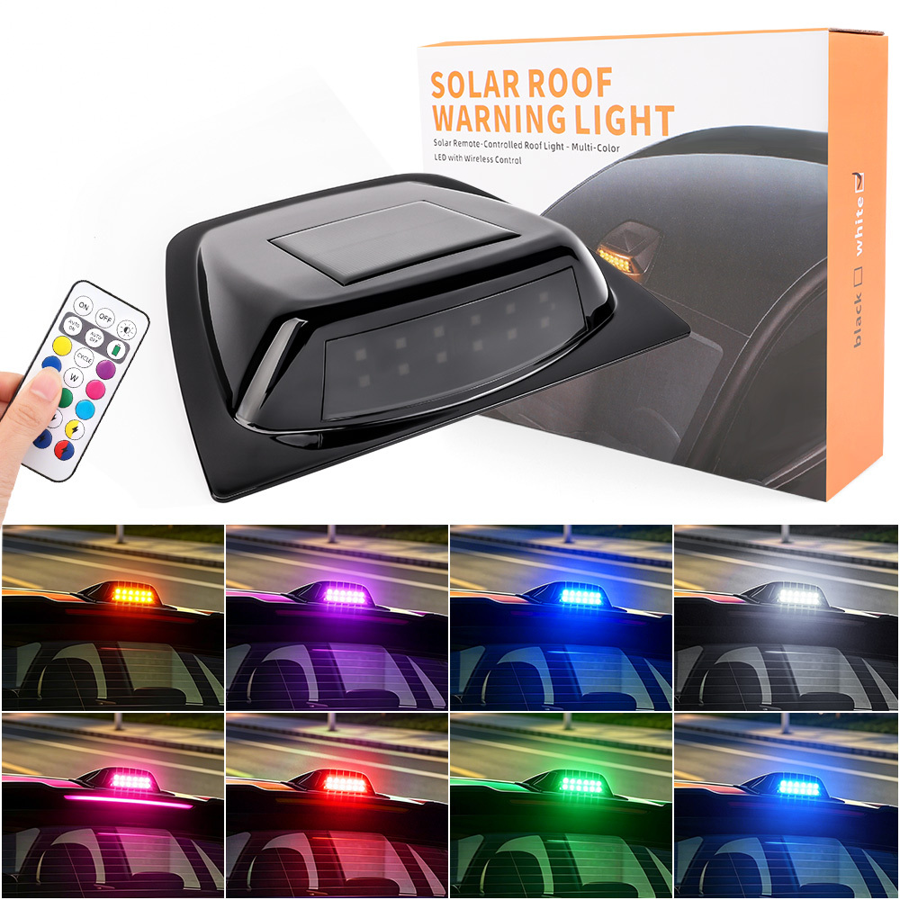 YOBIS LED CARLIGHT,YOBIS Demon's Eye Solar Powered LED Car Roof LiDAR Decorative Cover light