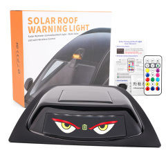 YOBIS LED CARLIGHT,YOBIS Demon's Eye Solar Powered LED Car Roof LiDAR Decorative Cover light