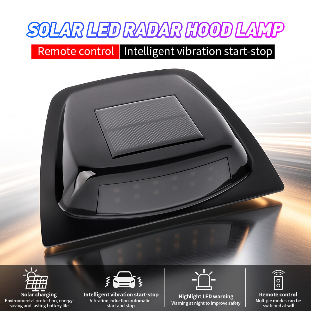 YOBIS LED CARLIGHT,YOBIS Demon's Eye Solar Powered LED Car Roof LiDAR Decorative Cover light