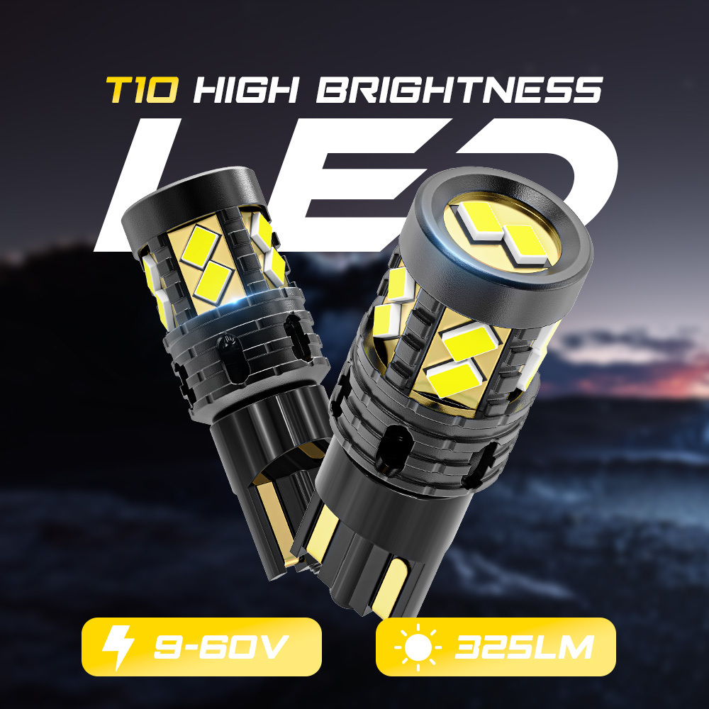 YOBIS LED CARLIGHT,T10 Automotive Led Bulb 2.4W 325LM | YOBIS T10-3020EMC-12