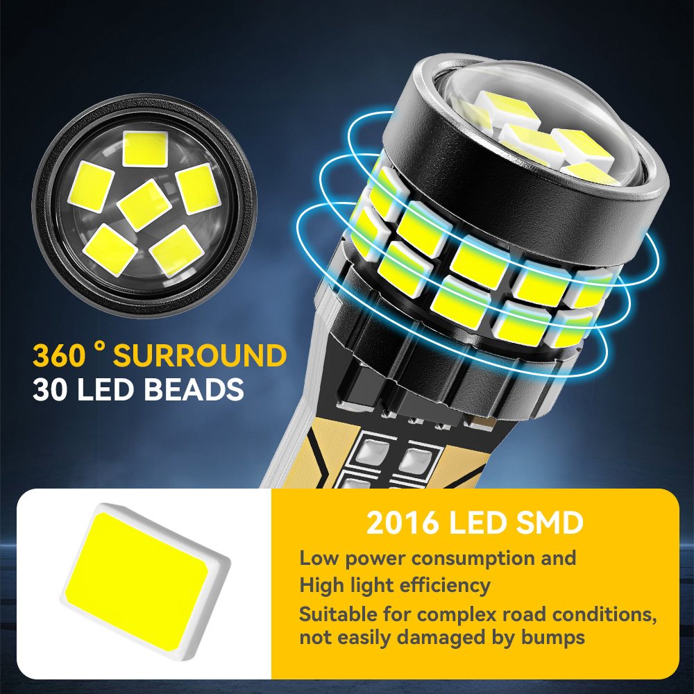 YOBIS LED CARLIGHT,T10 Automotive Led Bulb 1.8W 252LM | YOBIS T10-2016-30PRO