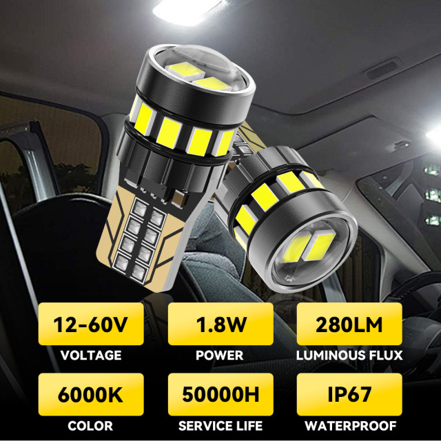 YOBIS LED CARLIGHT,T10 Automotive Led Bulb 1.8W 280LM | YOBIS T10-3020EMC-12X