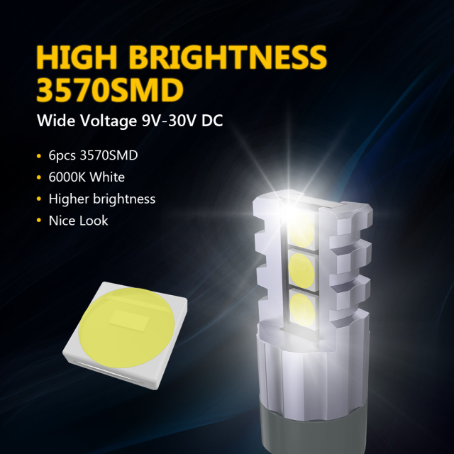 YOBIS LED CARLIGHT,T10 Automotive Led Bulb 2.5W 600LM | YOBIS T10-3030-6