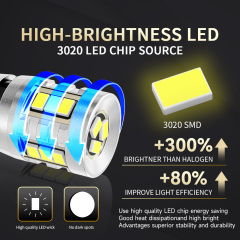 YOBIS LED CARLIGHT,T15 Automotive LED W16W​ Bulb 6W 650LM | YOBIS T15-3020EMC-15